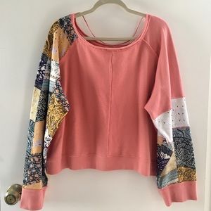 Free People Sun’s Out Pullover Sweatshirt - NWT!
